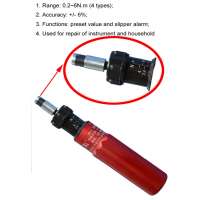 slipping alarm function torque screwdriver with preset value adjustable spanner